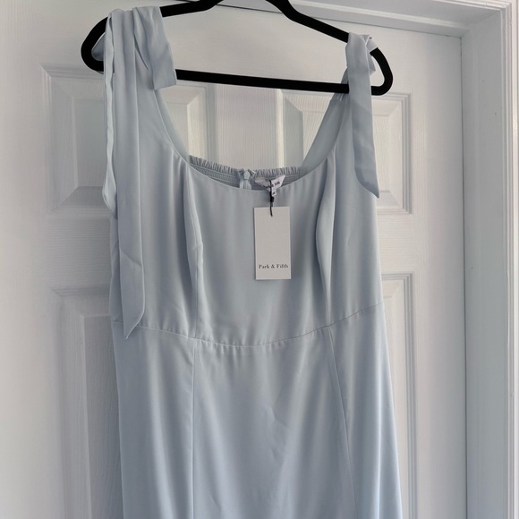 NWT PARK & FIFTH Riley Maxi Dress Celeste Powder Blue XXL - Picture 10 of 12